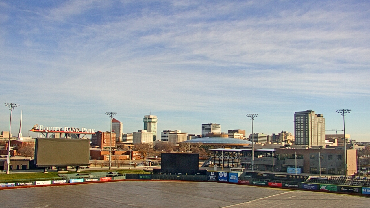 Thumbnail for current weather camera view from Riverfront Stadium in Wichita, Kansas