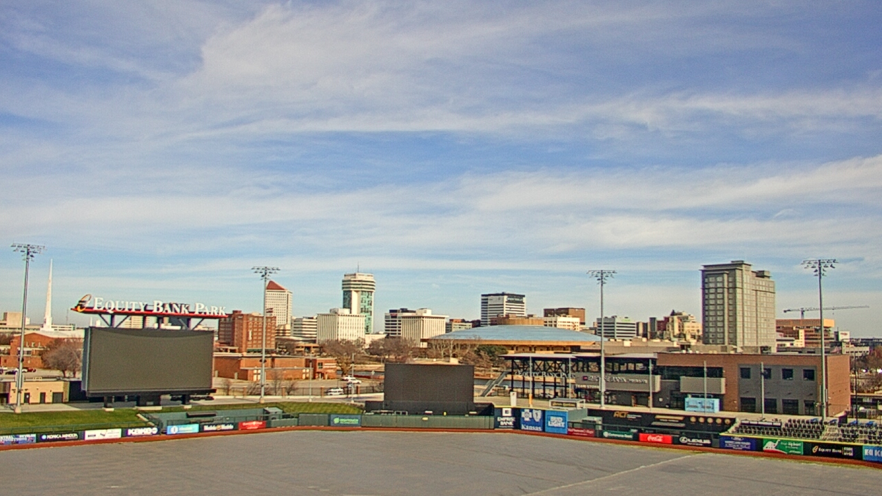 Thumbnail for current weather camera view from Riverfront Stadium in Wichita, Kansas