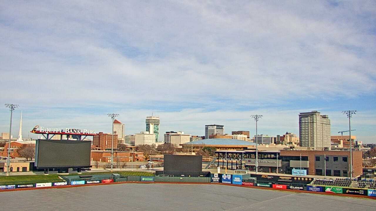 Thumbnail for current weather camera view from Riverfront Stadium in Wichita, Kansas
