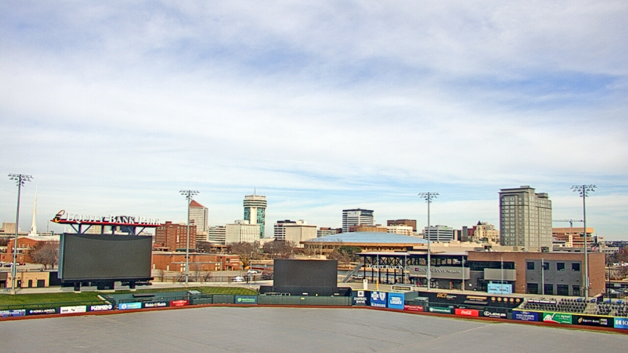 Thumbnail for current weather camera view from Riverfront Stadium in Wichita, Kansas