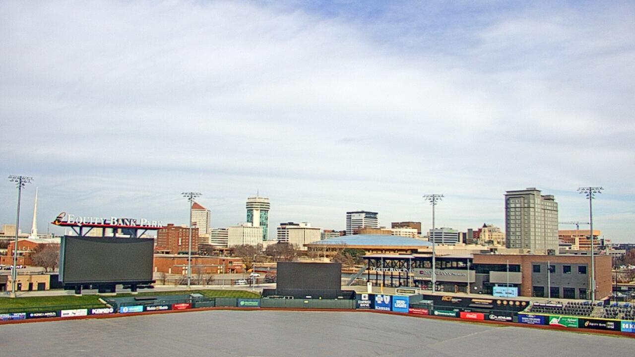 Thumbnail for current weather camera view from Riverfront Stadium in Wichita, Kansas