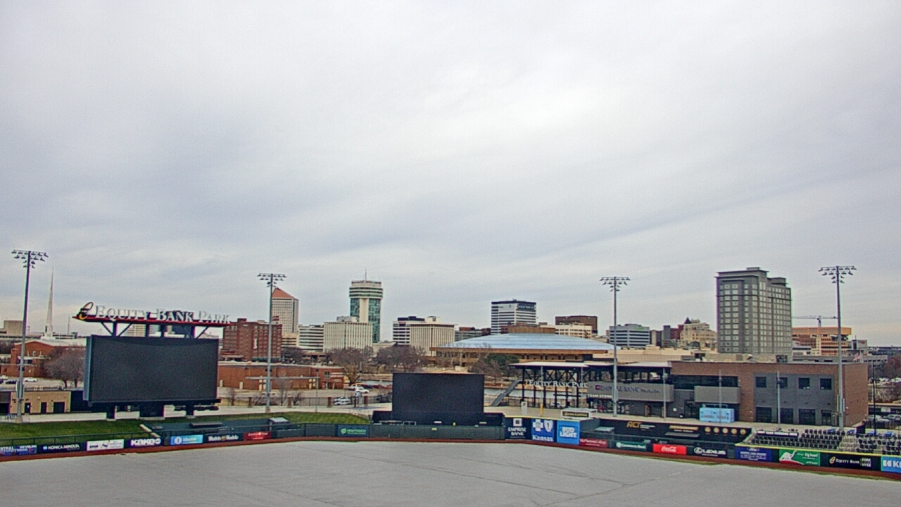 Thumbnail for current weather camera view from Riverfront Stadium in Wichita, Kansas