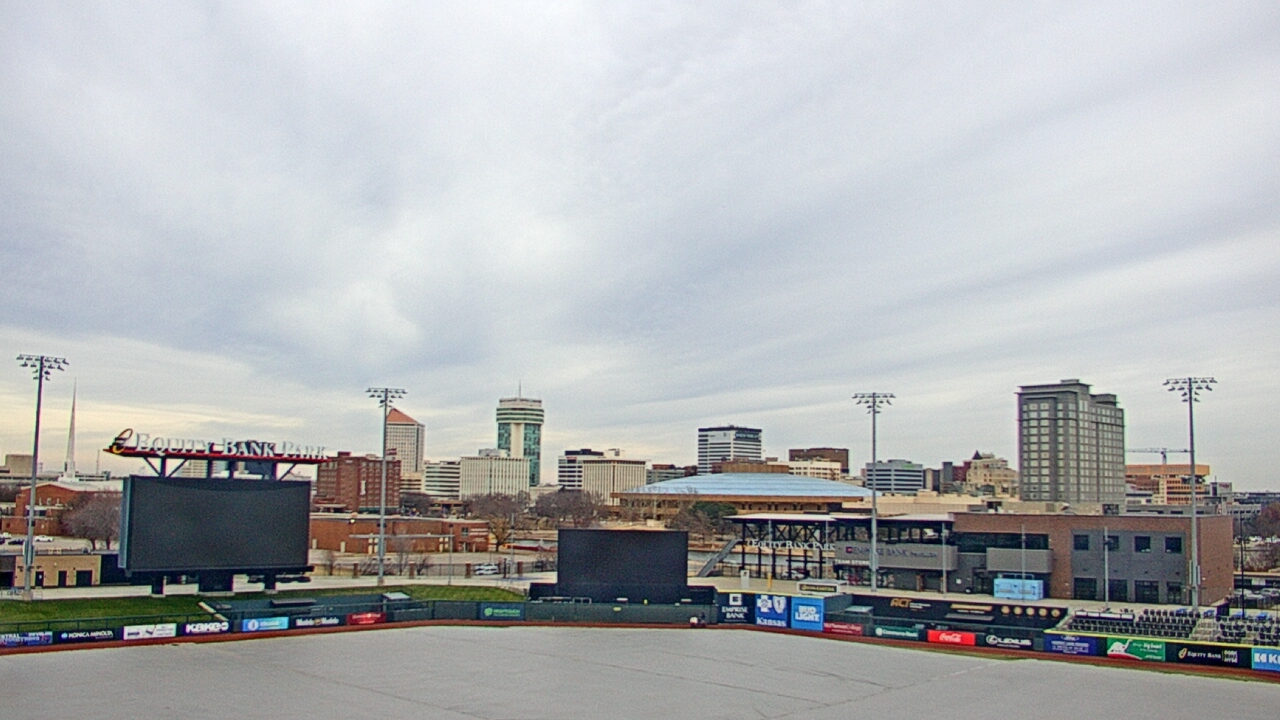 Thumbnail for current weather camera view from Riverfront Stadium in Wichita, Kansas