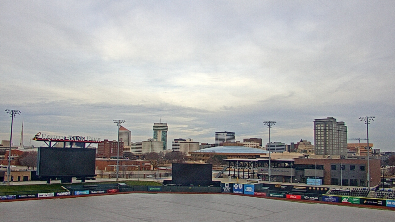 Thumbnail for current weather camera view from Riverfront Stadium in Wichita, Kansas