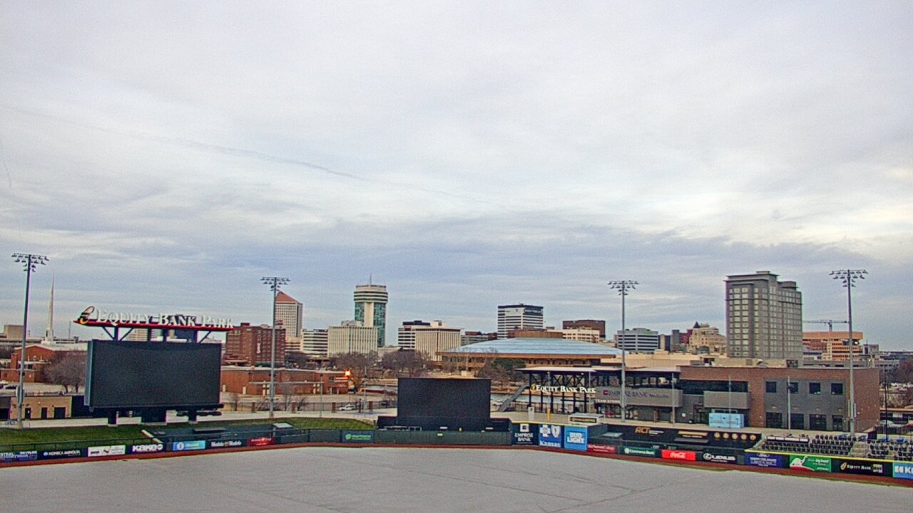 Thumbnail for current weather camera view from Riverfront Stadium in Wichita, Kansas