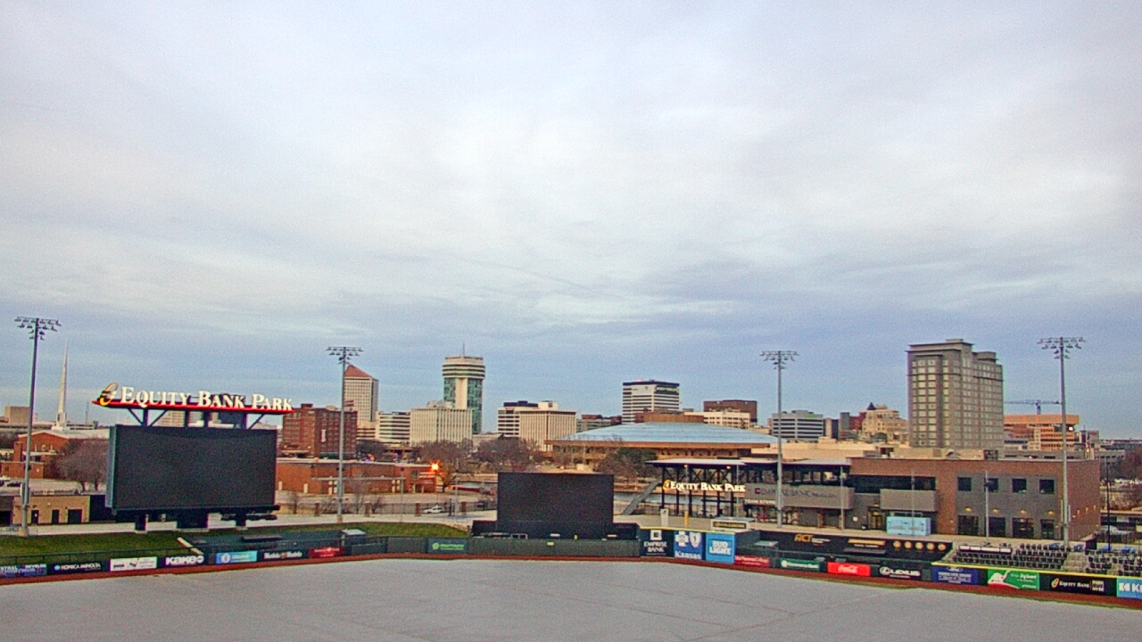 Thumbnail for current weather camera view from Riverfront Stadium in Wichita, Kansas