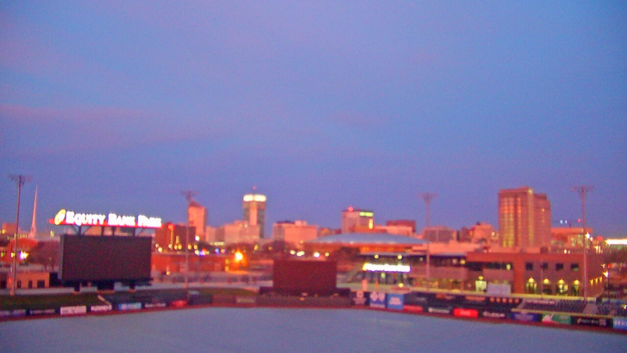 Thumbnail for current weather camera view from Riverfront Stadium in Wichita, Kansas