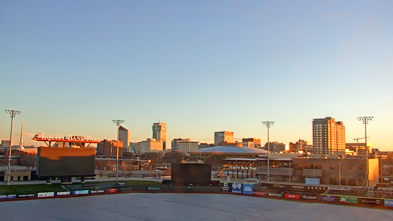 Thumbnail for current weather camera view from Riverfront Stadium in Wichita, Kansas