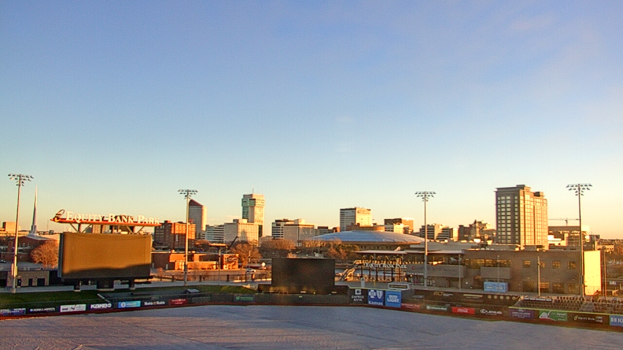 Thumbnail for current weather camera view from Riverfront Stadium in Wichita, Kansas