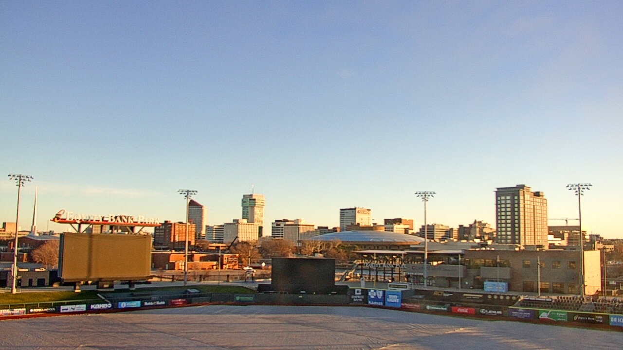 Thumbnail for current weather camera view from Riverfront Stadium in Wichita, Kansas