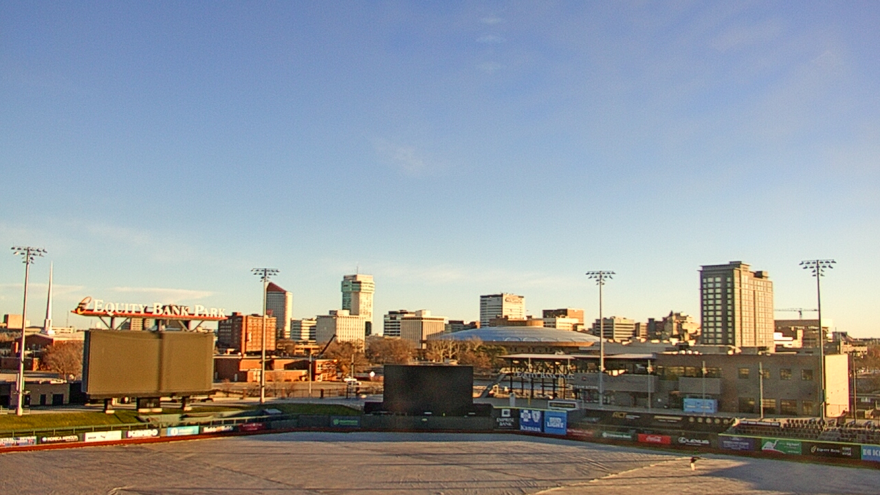 Thumbnail for current weather camera view from Riverfront Stadium in Wichita, Kansas