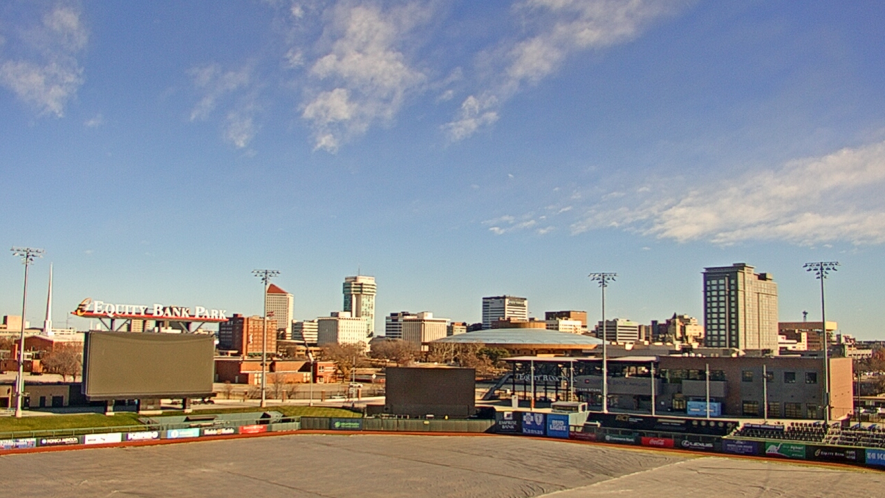 Thumbnail for current weather camera view from Riverfront Stadium in Wichita, Kansas