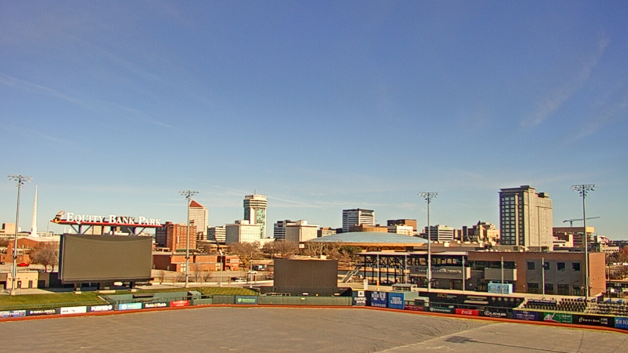 Thumbnail for current weather camera view from Riverfront Stadium in Wichita, Kansas