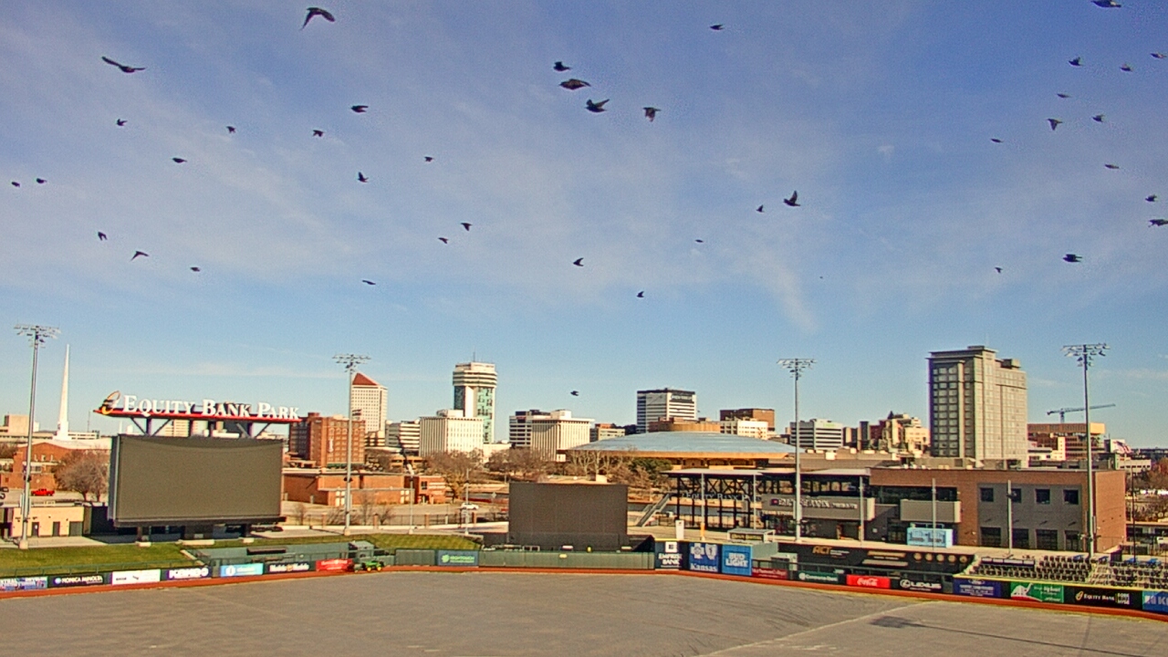 Thumbnail for current weather camera view from Riverfront Stadium in Wichita, Kansas