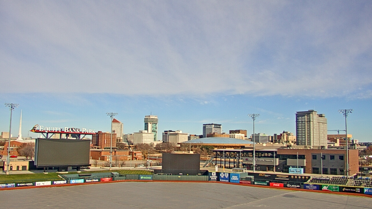 Thumbnail for current weather camera view from Riverfront Stadium in Wichita, Kansas