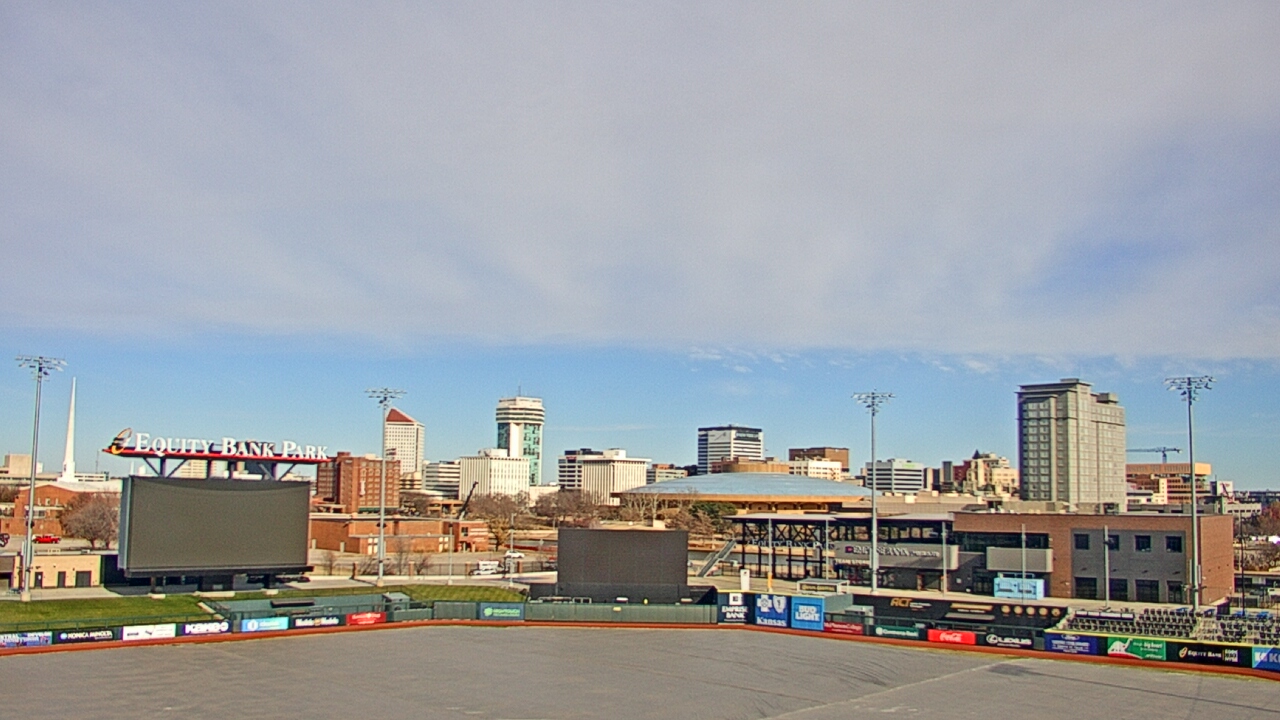 Thumbnail for current weather camera view from Riverfront Stadium in Wichita, Kansas