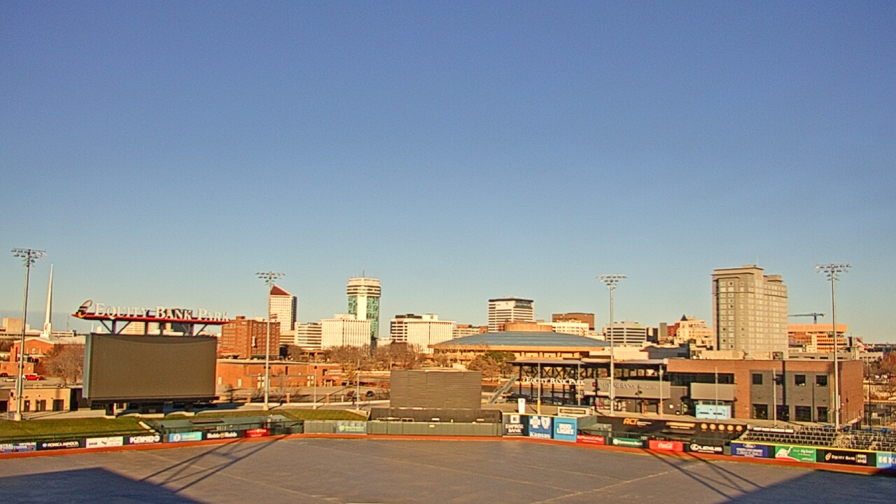 Thumbnail for current weather camera view from Riverfront Stadium in Wichita, Kansas