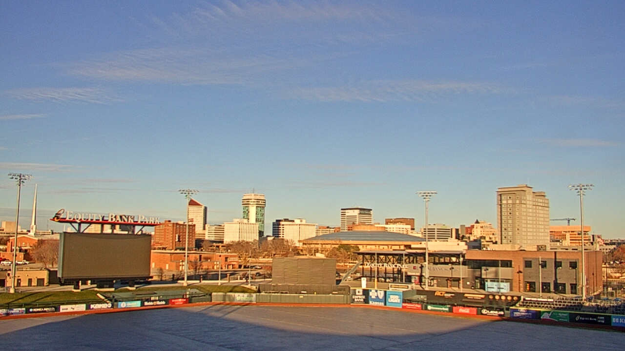 Thumbnail for current weather camera view from Riverfront Stadium in Wichita, Kansas