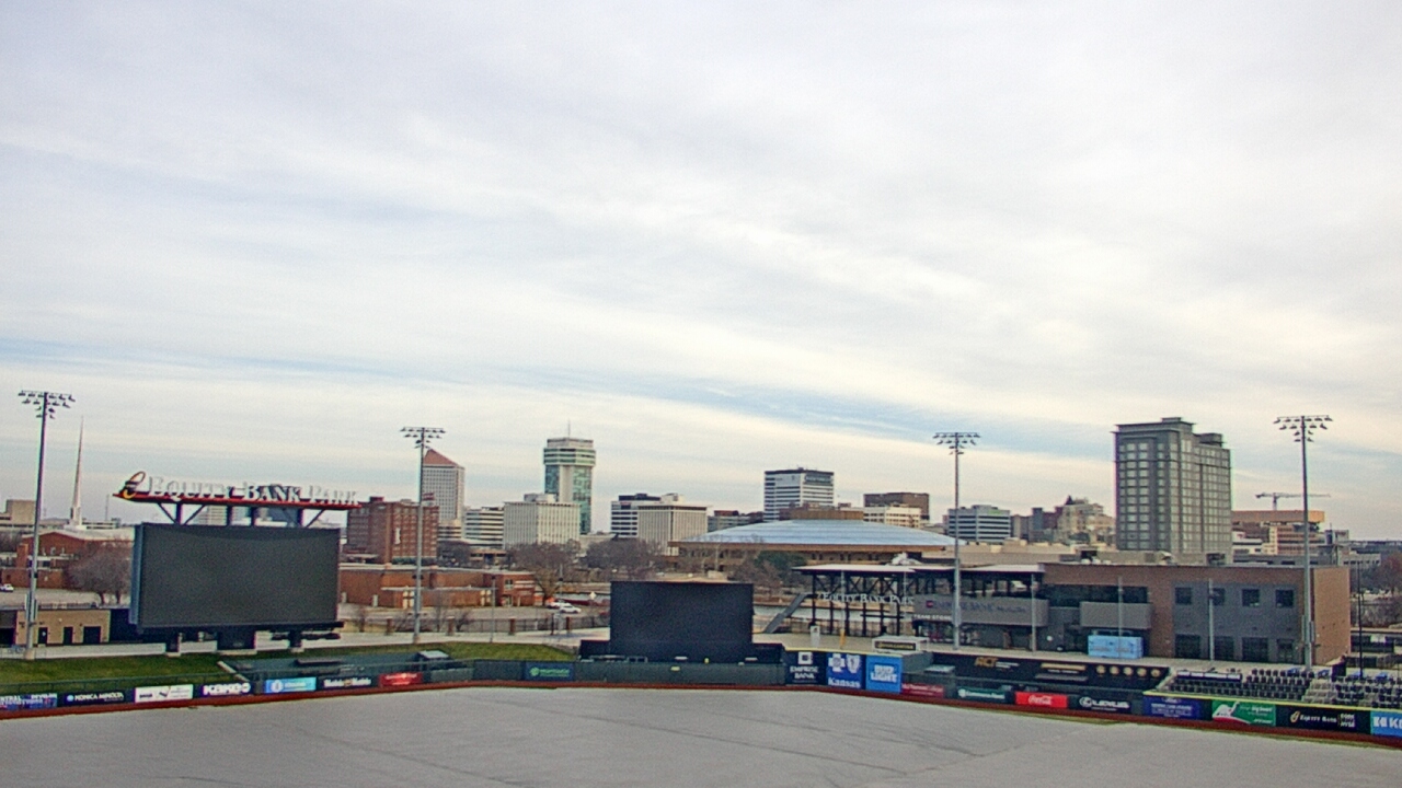 Thumbnail for current weather camera view from Riverfront Stadium in Wichita, Kansas