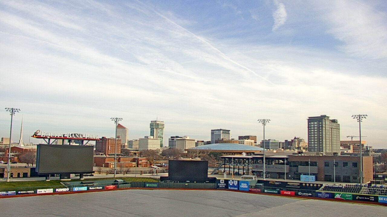 Thumbnail for current weather camera view from Riverfront Stadium in Wichita, Kansas