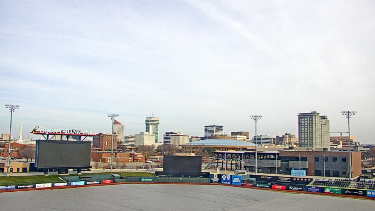 Thumbnail for current weather camera view from Riverfront Stadium in Wichita, Kansas