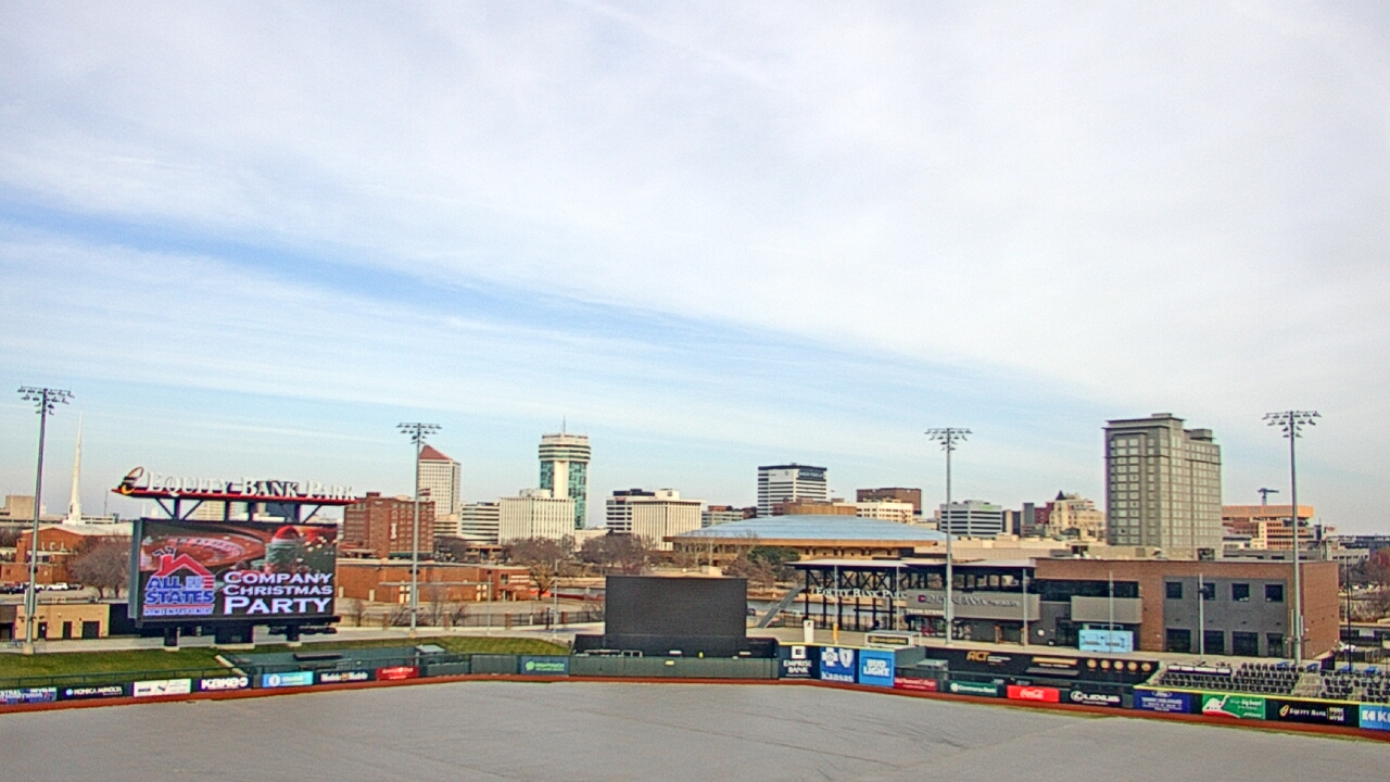 Thumbnail for current weather camera view from Riverfront Stadium in Wichita, Kansas