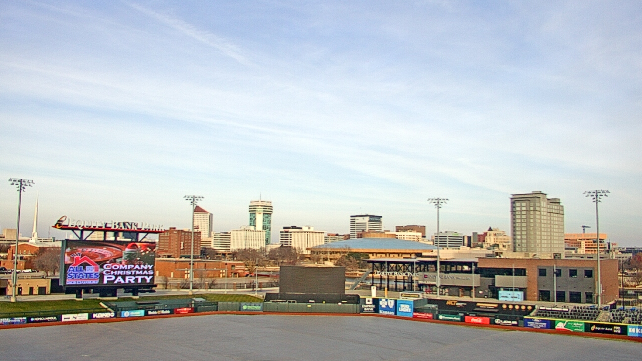 Thumbnail for current weather camera view from Riverfront Stadium in Wichita, Kansas