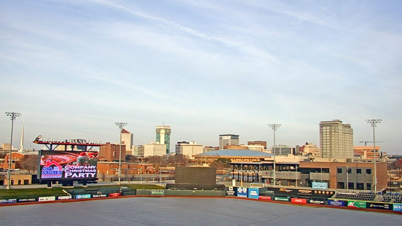 Thumbnail for current weather camera view from Riverfront Stadium in Wichita, Kansas