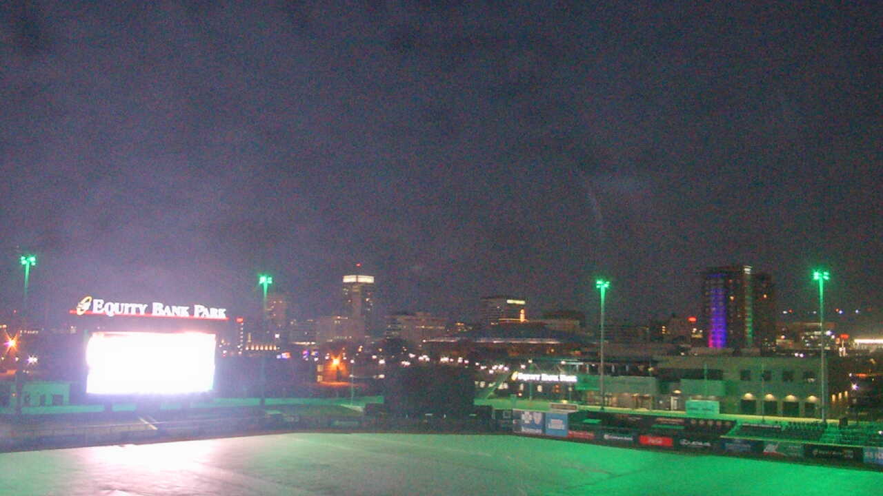 Thumbnail for current weather camera view from Riverfront Stadium in Wichita, Kansas