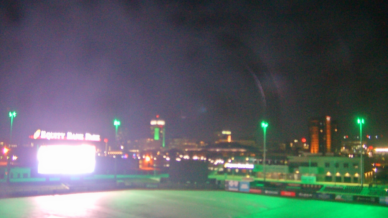 Thumbnail for current weather camera view from Riverfront Stadium in Wichita, Kansas