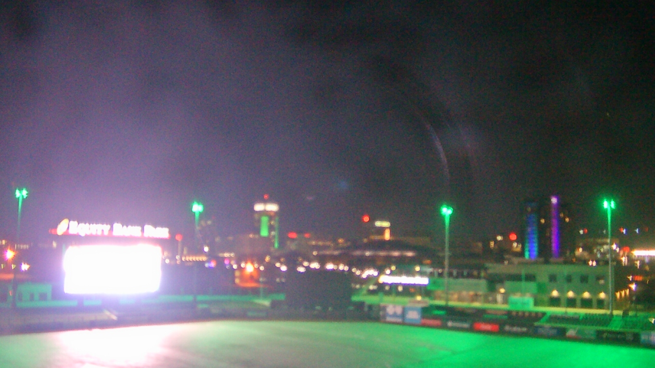 Thumbnail for current weather camera view from Riverfront Stadium in Wichita, Kansas