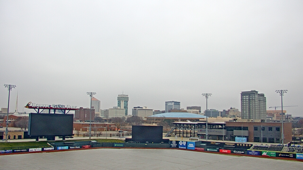 Thumbnail for current weather camera view from Riverfront Stadium in Wichita, Kansas