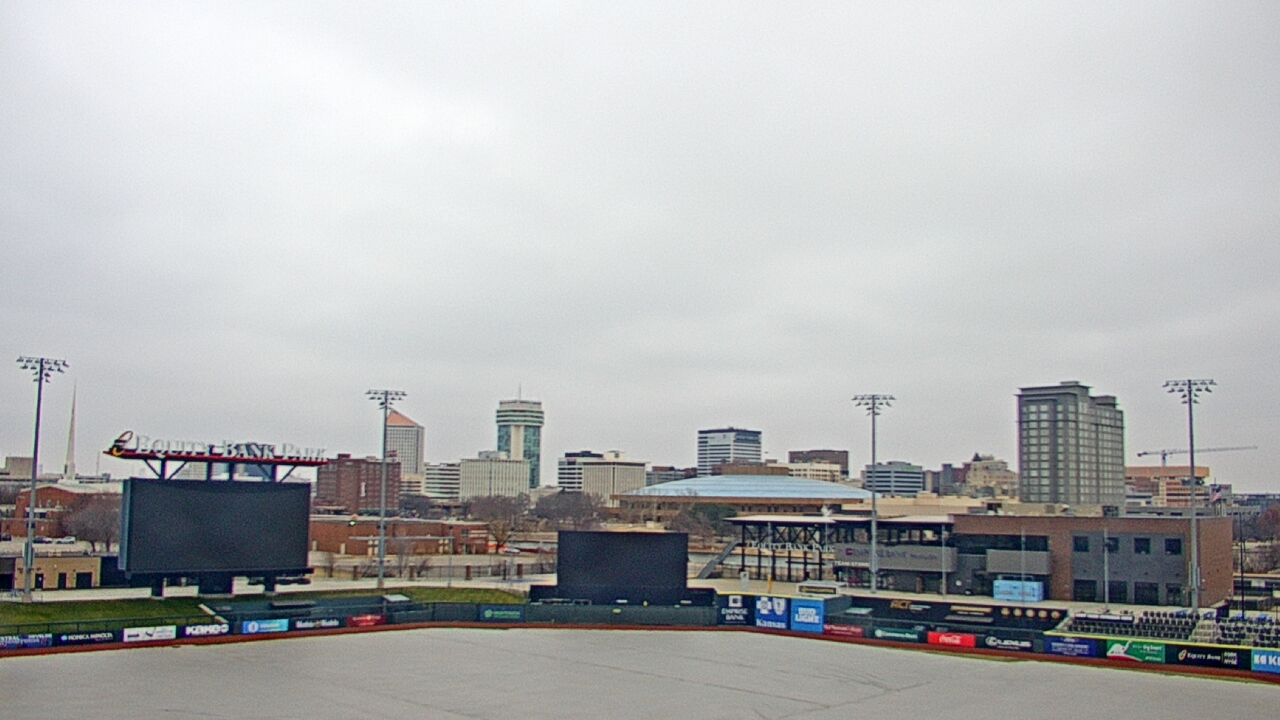 Thumbnail for current weather camera view from Riverfront Stadium in Wichita, Kansas