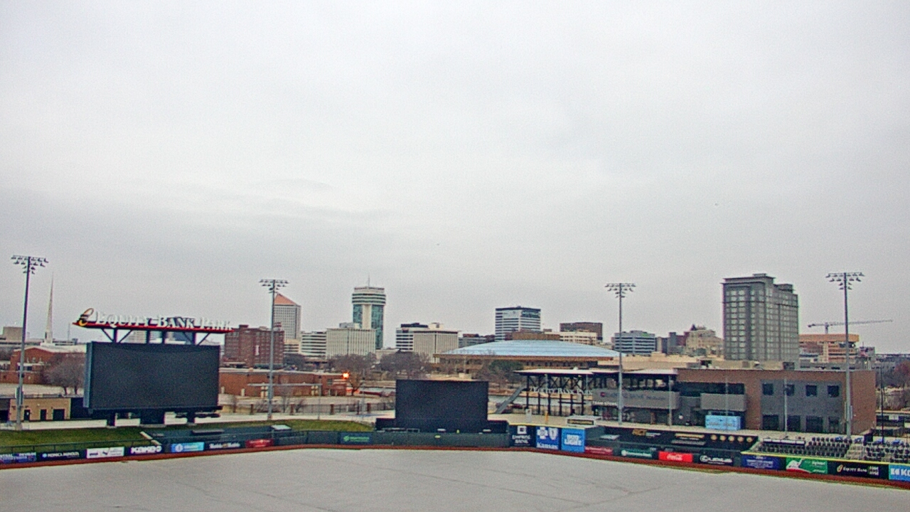 Thumbnail for current weather camera view from Riverfront Stadium in Wichita, Kansas