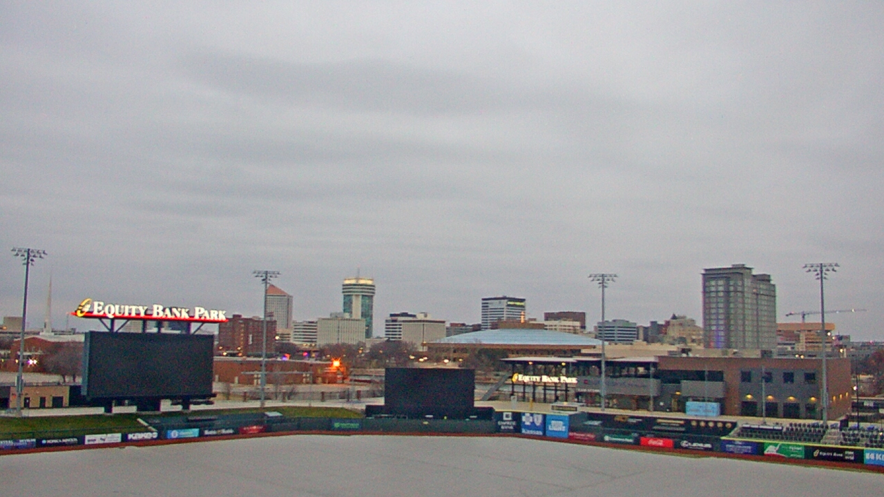 Thumbnail for current weather camera view from Riverfront Stadium in Wichita, Kansas