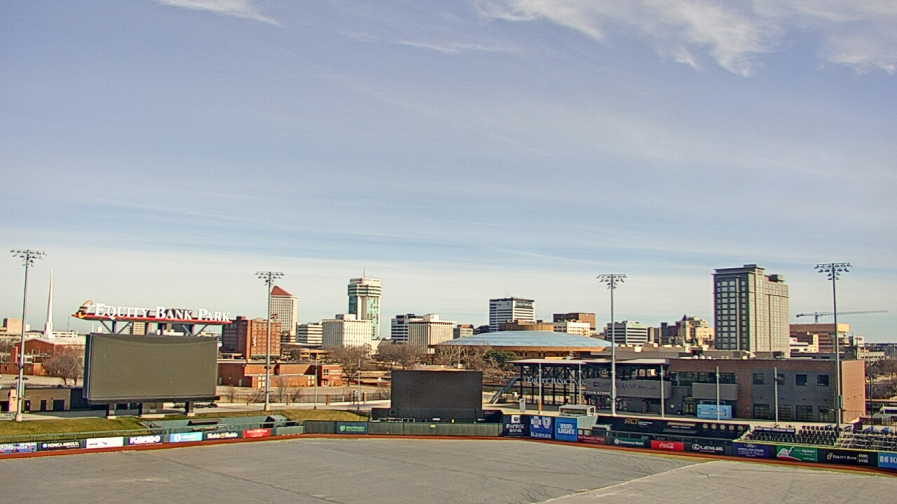 Thumbnail for current weather camera view from Riverfront Stadium in Wichita, Kansas