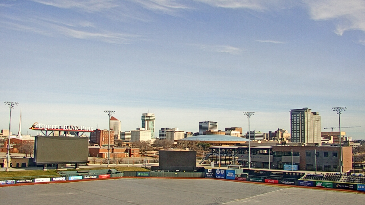 Thumbnail for current weather camera view from Riverfront Stadium in Wichita, Kansas