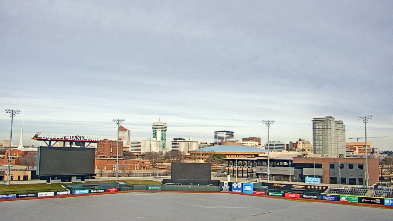 Thumbnail for current weather camera view from Riverfront Stadium in Wichita, Kansas