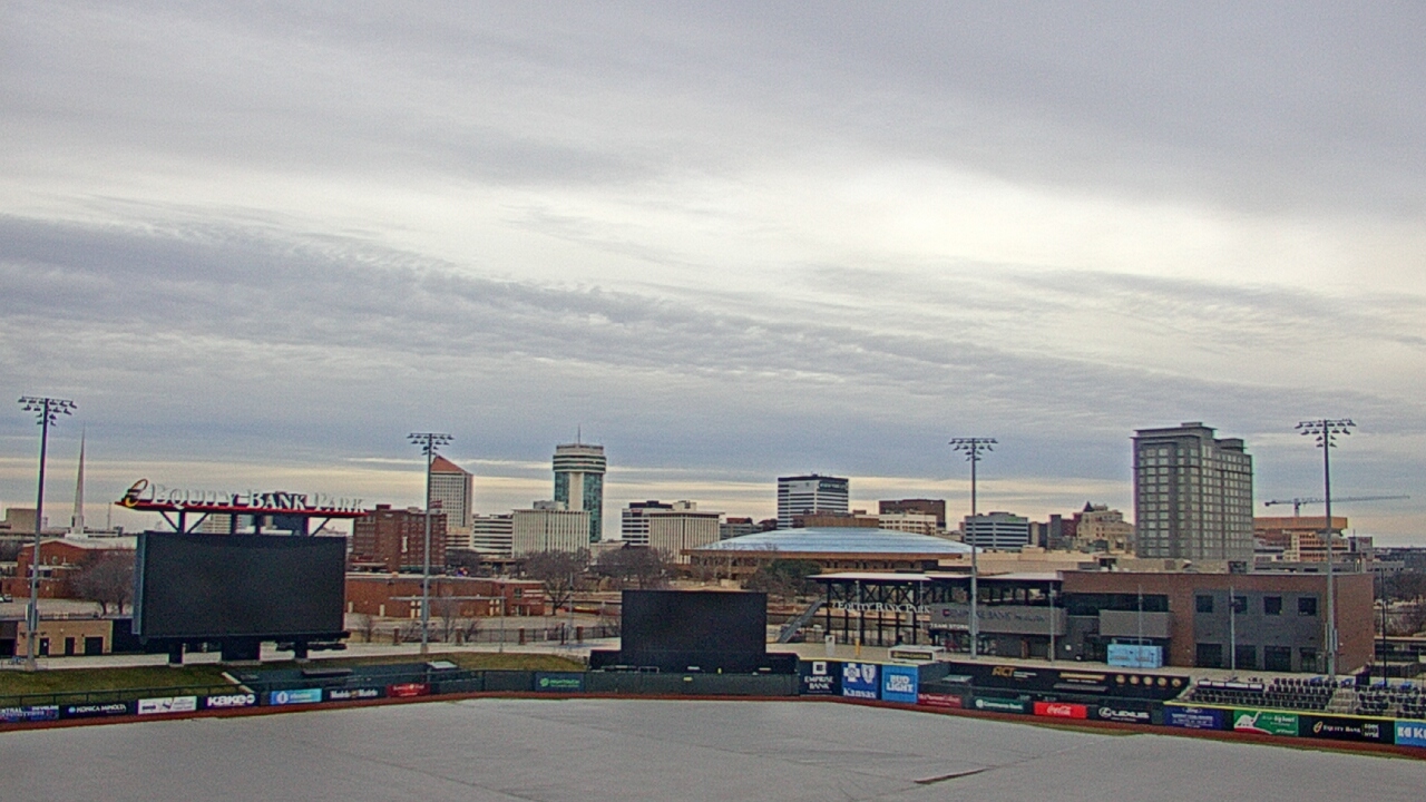 Thumbnail for current weather camera view from Riverfront Stadium in Wichita, Kansas