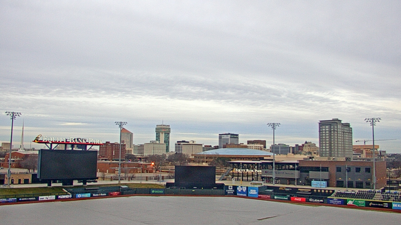 Thumbnail for current weather camera view from Riverfront Stadium in Wichita, Kansas