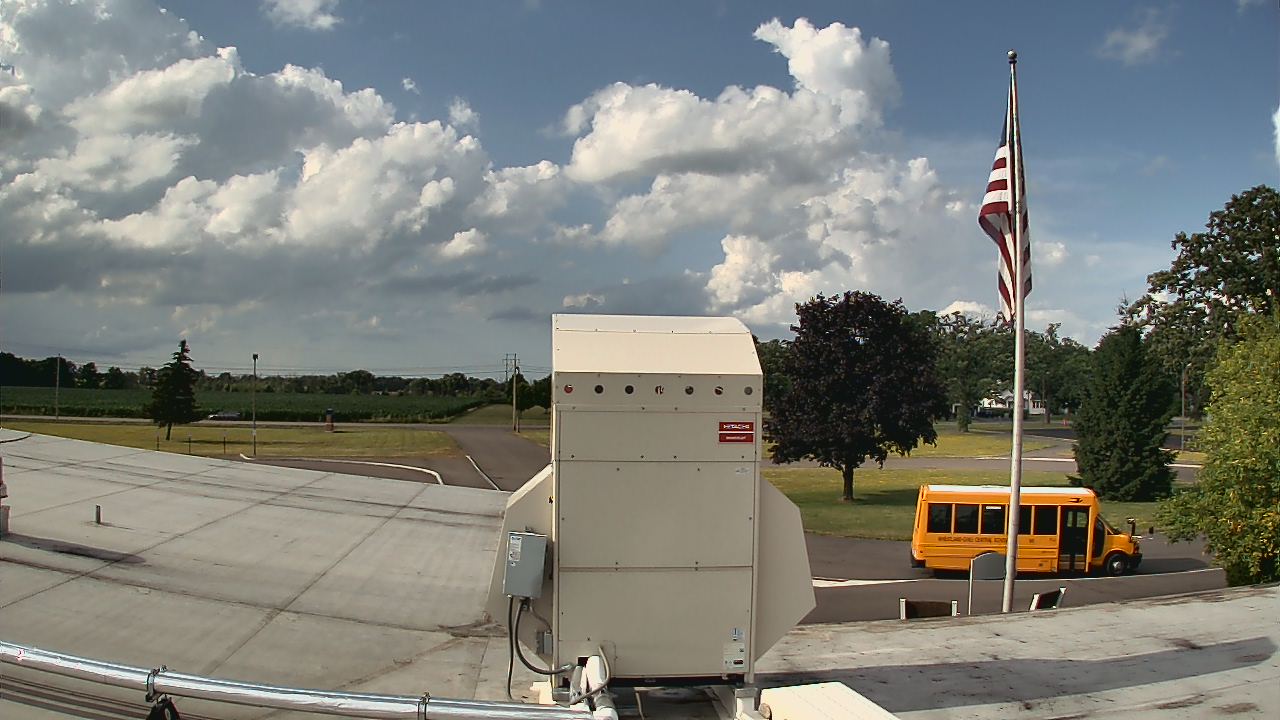 Thumbnail for current weather camera view from Wheatland Chili Jr Sr HS in Scottsville, New York