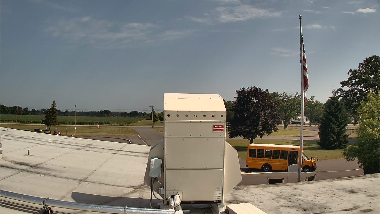 Thumbnail for current weather camera view from Wheatland Chili Jr Sr HS in Scottsville, New York