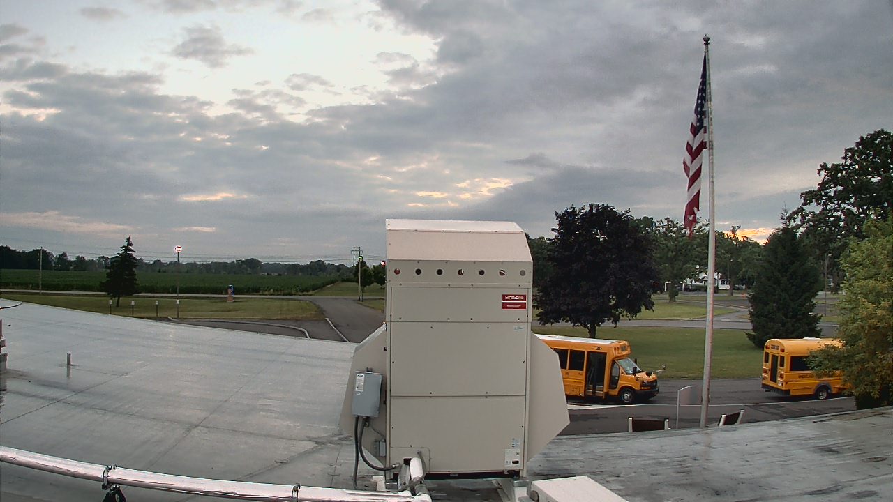 Thumbnail for current weather camera view from Wheatland Chili Jr Sr HS in Scottsville, New York