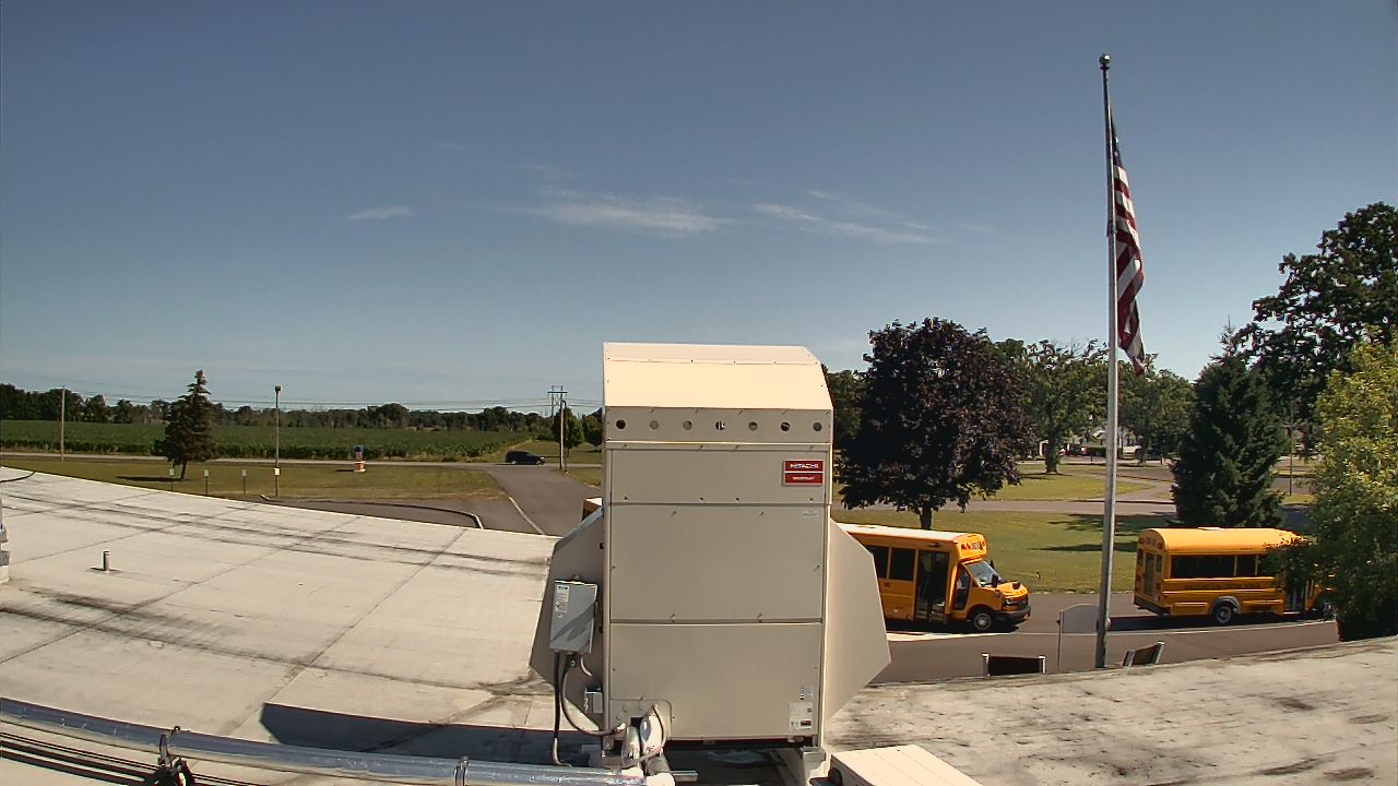 Thumbnail for current weather camera view from Wheatland Chili Jr Sr HS in Scottsville, New York