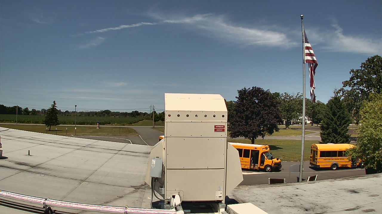 Thumbnail for current weather camera view from Wheatland Chili Jr Sr HS in Scottsville, New York