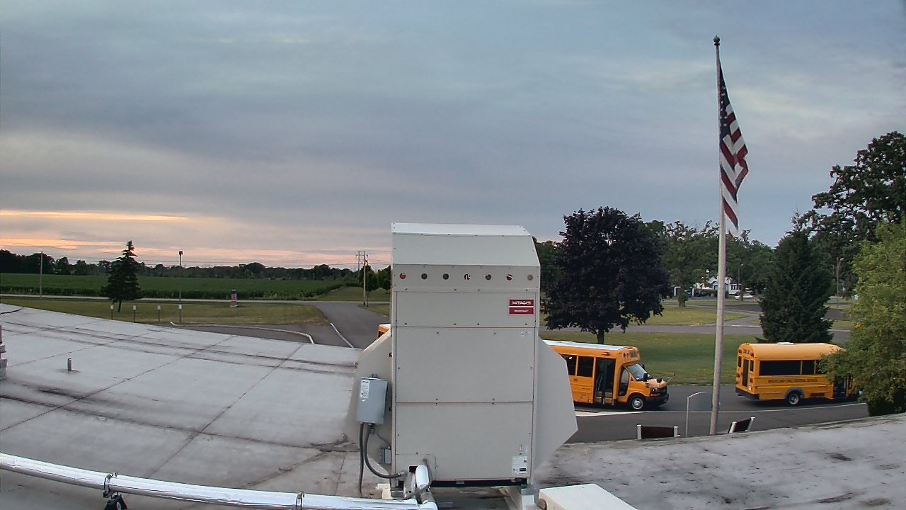Thumbnail for current weather camera view from Wheatland Chili Jr Sr HS in Scottsville, New York