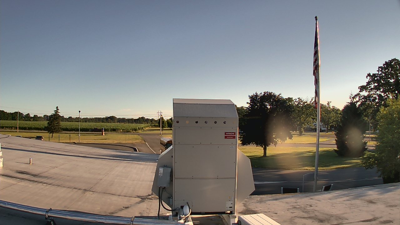 Thumbnail for current weather camera view from Wheatland Chili Jr Sr HS in Scottsville, New York
