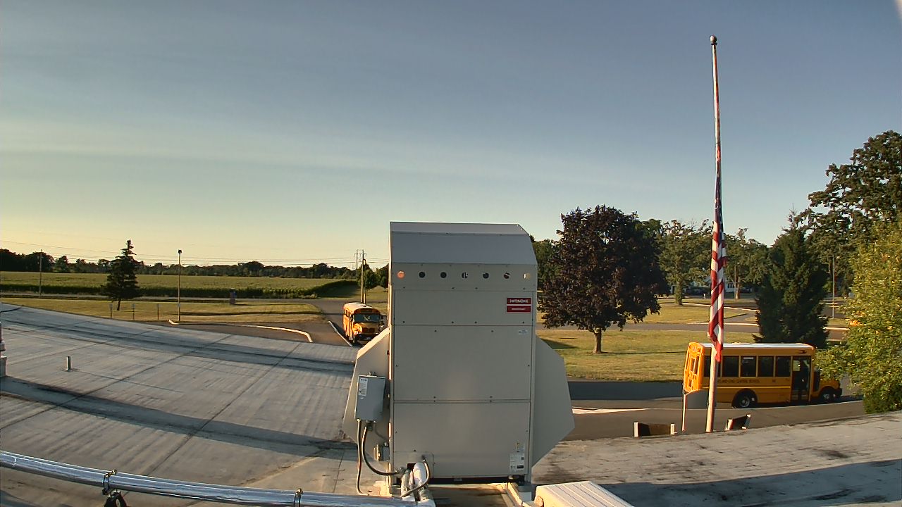 Thumbnail for current weather camera view from Wheatland Chili Jr Sr HS in Scottsville, New York