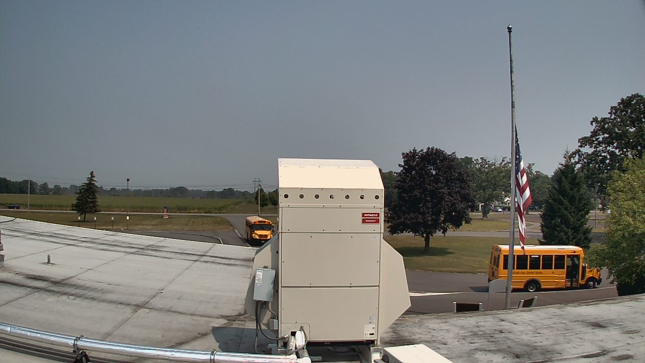 Thumbnail for current weather camera view from Wheatland Chili Jr Sr HS in Scottsville, New York