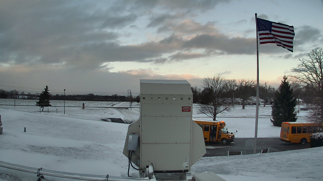 Thumbnail for current weather camera view from Wheatland Chili Jr Sr HS in Scottsville, New York